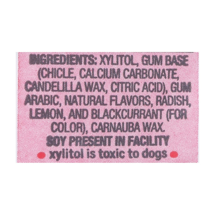 Glee Gum - Sugar Free Watermelon Peach Chewing Gum (Pack of 6 - 55 Ct)