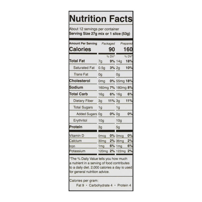 Swerve Mix Bake Yellow Cake 11.4oz (Pack of 6)