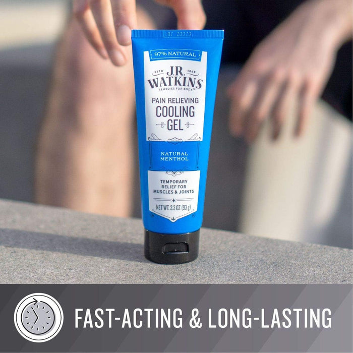 J.R. Watkins Deep Muscle Cooling Gel for Pain Relief (3.3 Oz.)