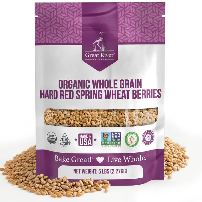 Organic Hard Red Spring Wheat Berries