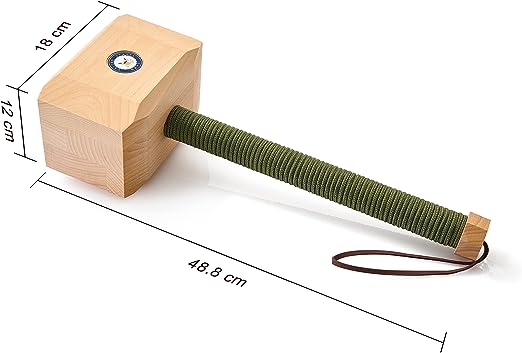 Navy Wooden Thor Mjolnir Hammer Home Decor - Decorative Novelty Office, Wall, Home Statue, Gift for America United States Military, Army, US Navy, Service Branch Wall Art, Nautical Sea Patriotic Gift