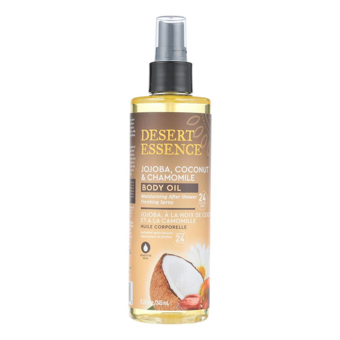 Desert Essence Coconut & Chamomile Jojoba Oil - 8.28 Fl Oz