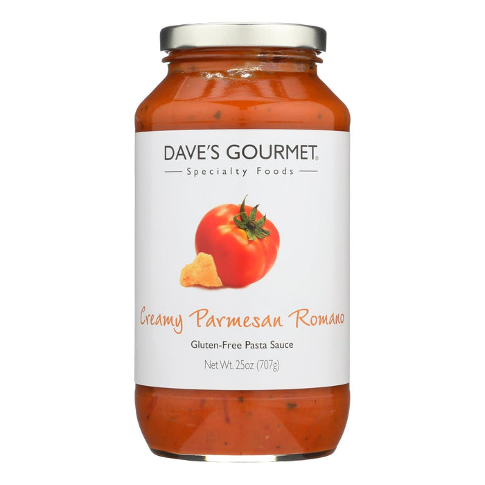 Dave's Creamy Parmesan Romano Alfredo Pasta Sauce - 6 Pack, 25 Oz Each