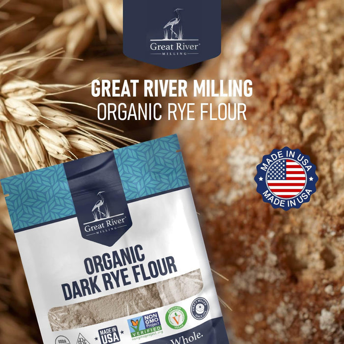 Organic Dark Rye Flour