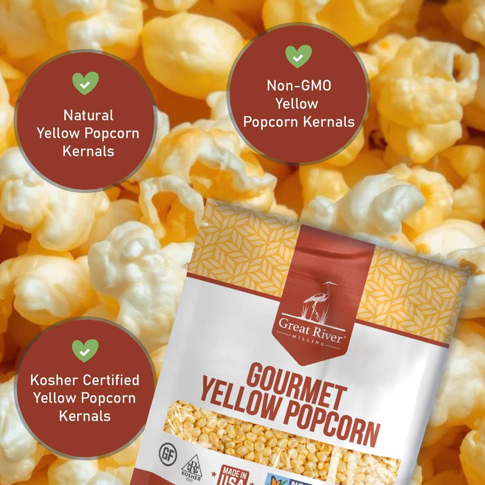 Gourmet Yellow Popcorn Kernels