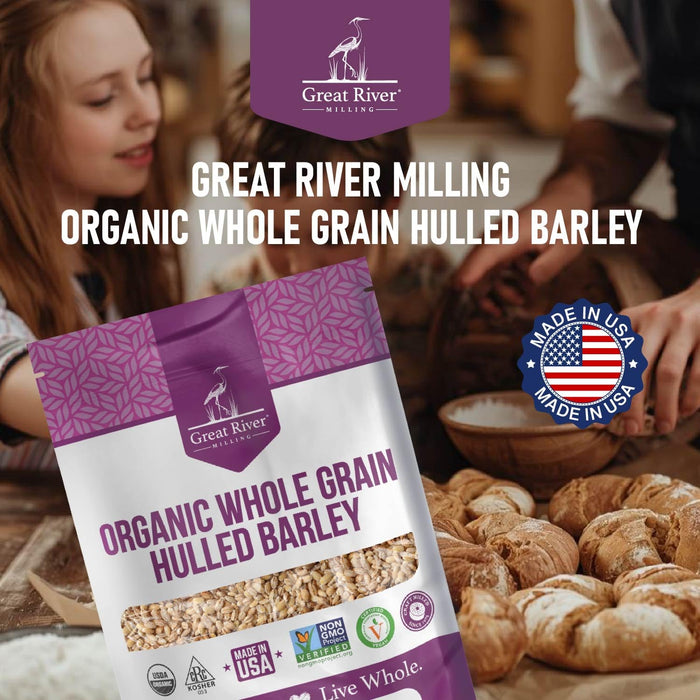 Organic Hulled Barley