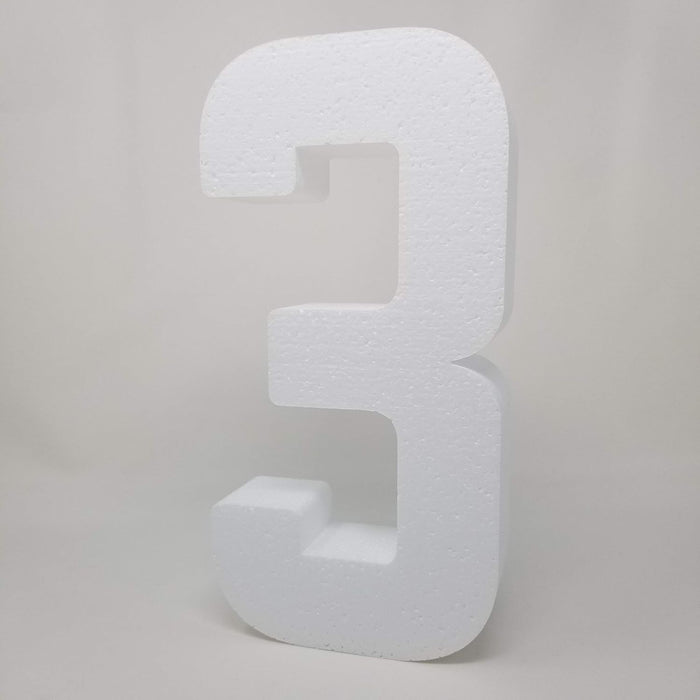 Foam Numbers and Shapes - 6", 12" and 24" Tall