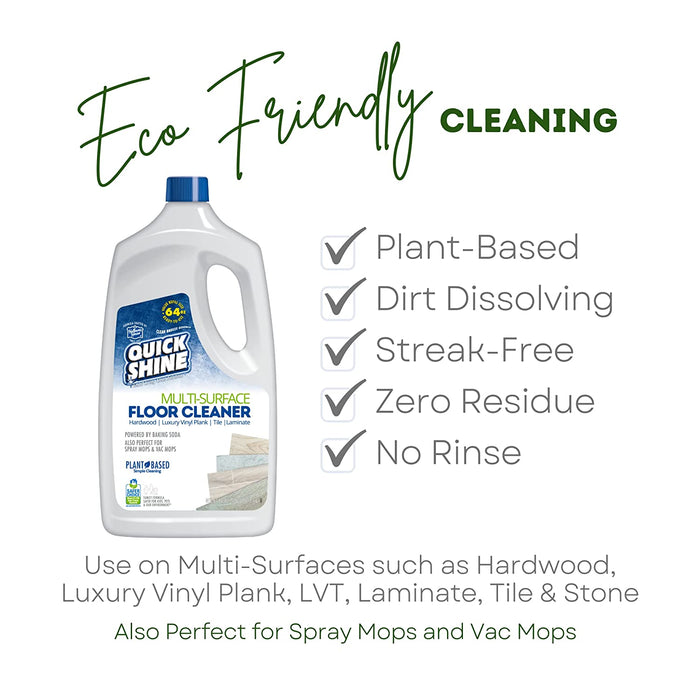 Holloway House Quick Shine Multi surface Floor Cleaner (Pack of 6 - 27 Oz.)