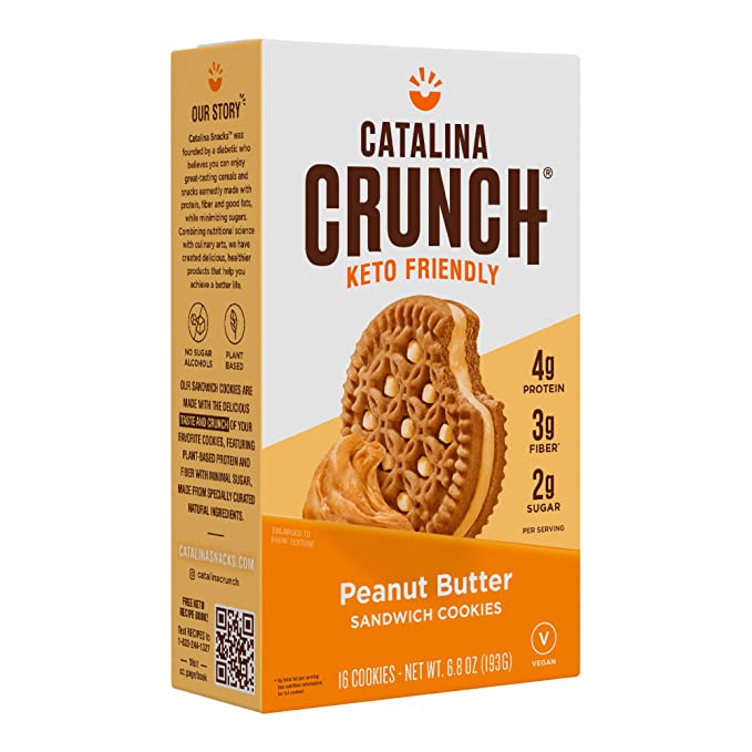 Catalina Crunch Peanut Butter Cookie Sandwich (Pack of 6)