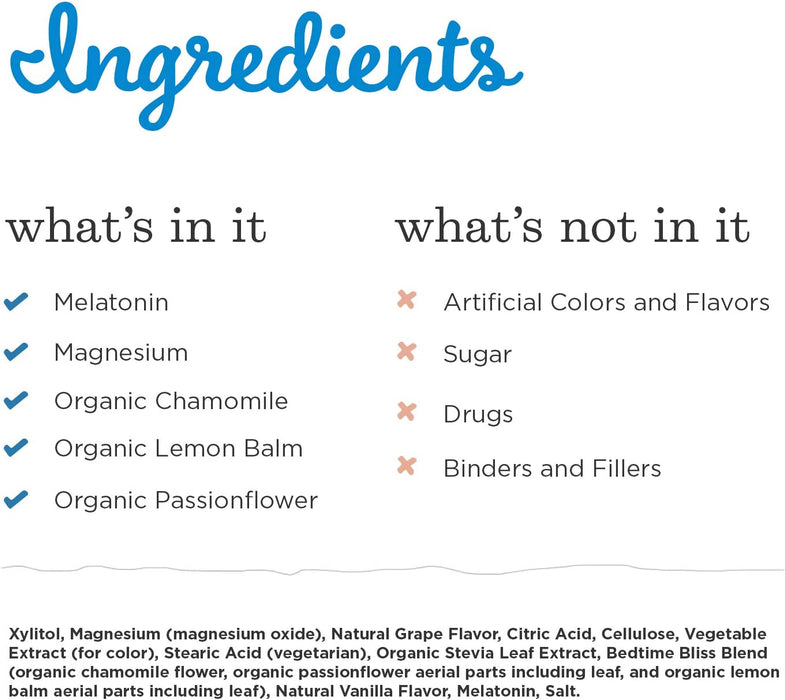 Mommy's Bliss Sleep Chewables for Kids (Pack of 35)