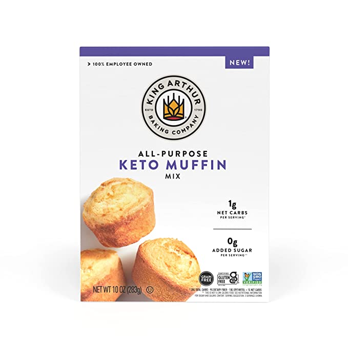 King Arthur Baking Company - Mix Muffin Keto (Pack of 8-10 Oz)