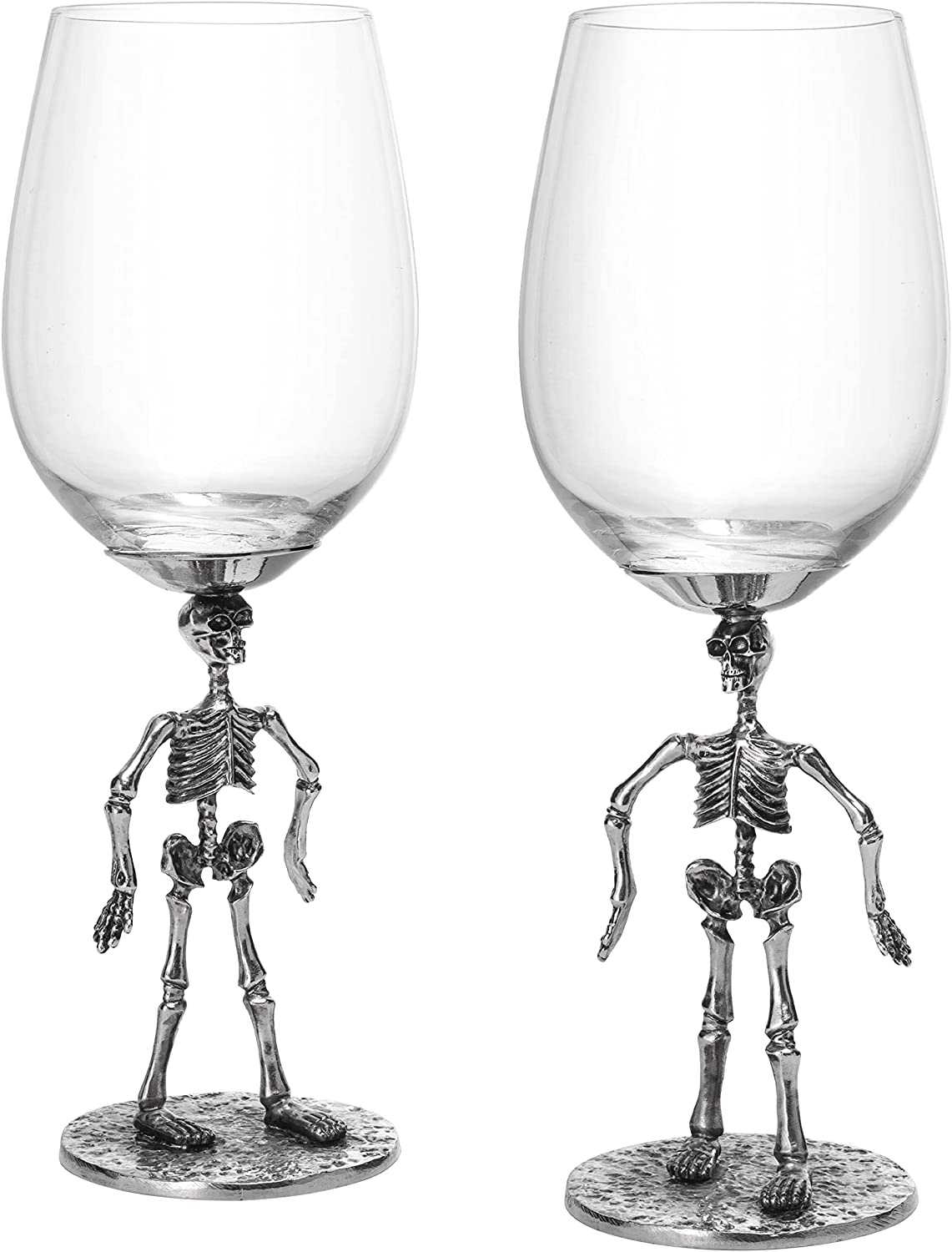 Stemmed Skeleton Wine Glass Set of 2 — Specialty Food Source