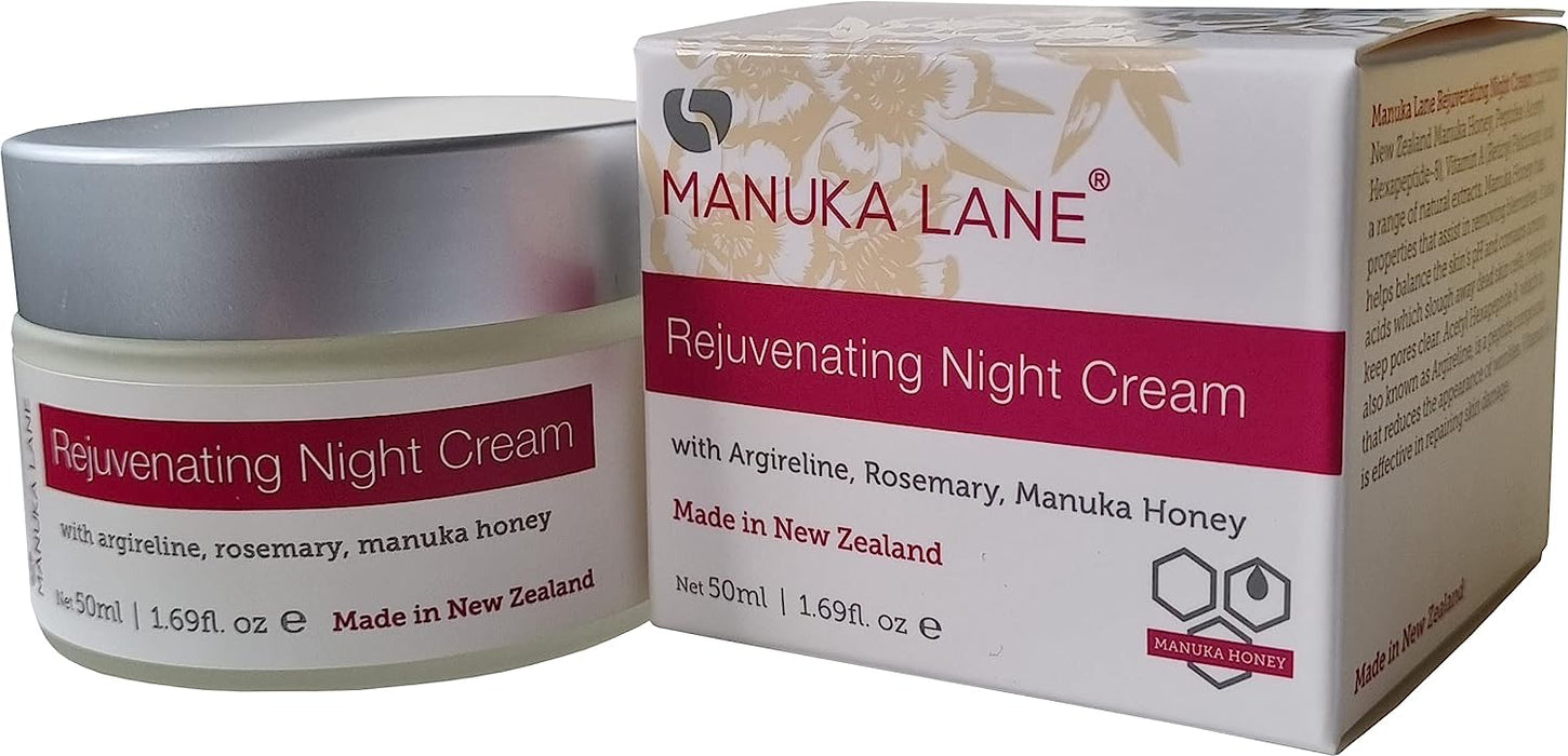 Manuka Lane Night Cream - Rejuvenating Cream - 1.69 Fl Oz