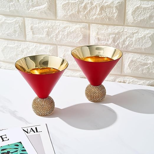 The Wine Savant Martini Glasses - Thumbnail 4