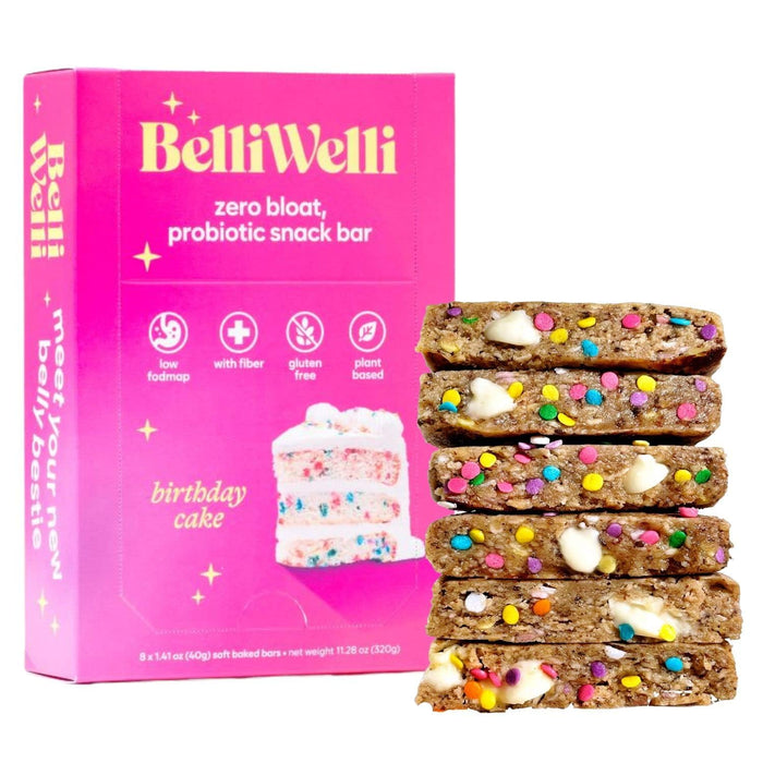 Belliwelli Bar Birthday Cake - 8/1.41oz Cases