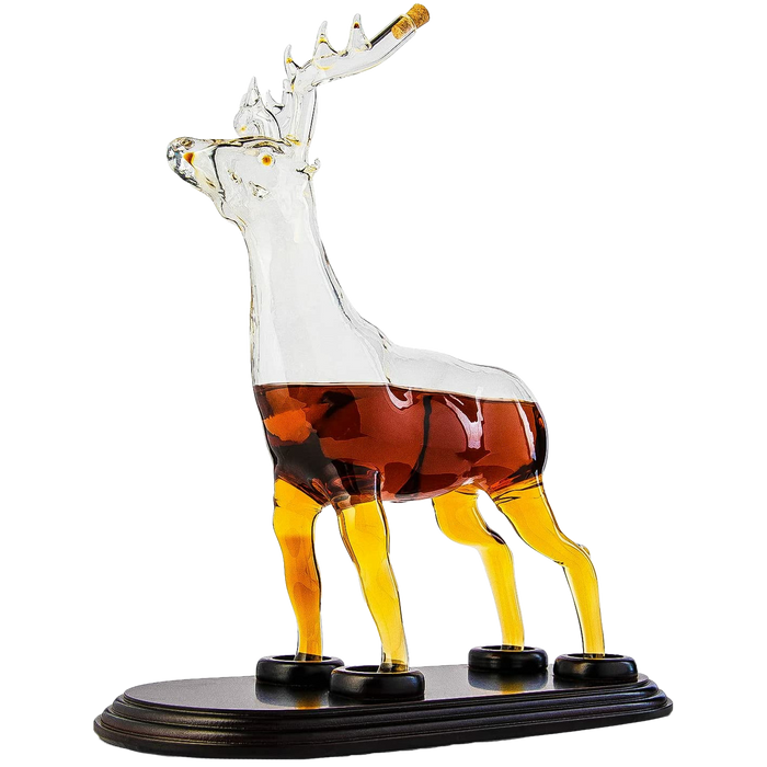 Stag Antler Crystal Decanter - 750ml