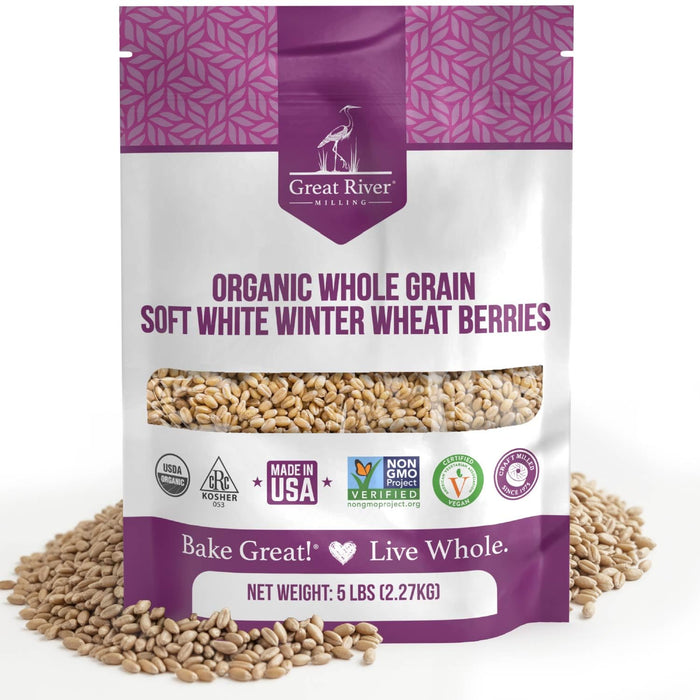 Organic Soft White Wheat Berries