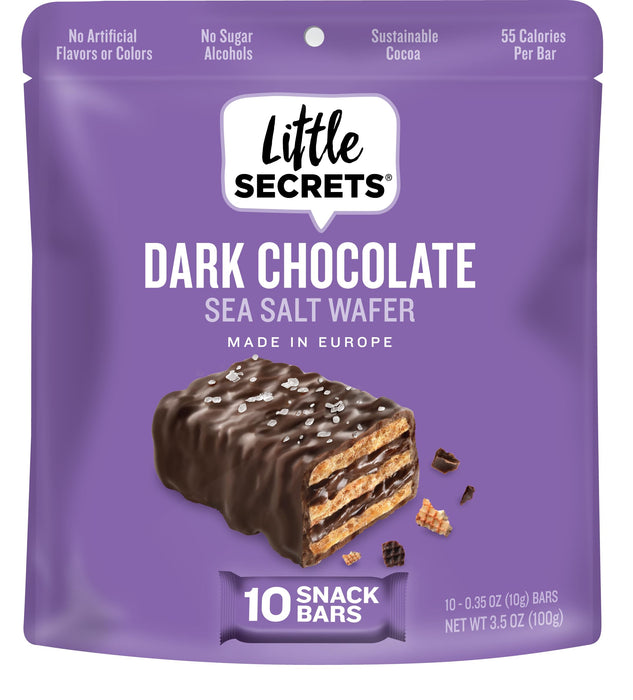 Little Secrets - Crispy Wafers Choc Lovers, 7.8 oz (Pack of 6) - Chocolate Wafer Cookies