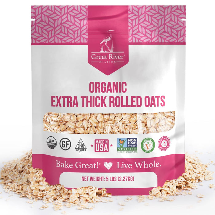 Organic Extra Thick Rolled Oats