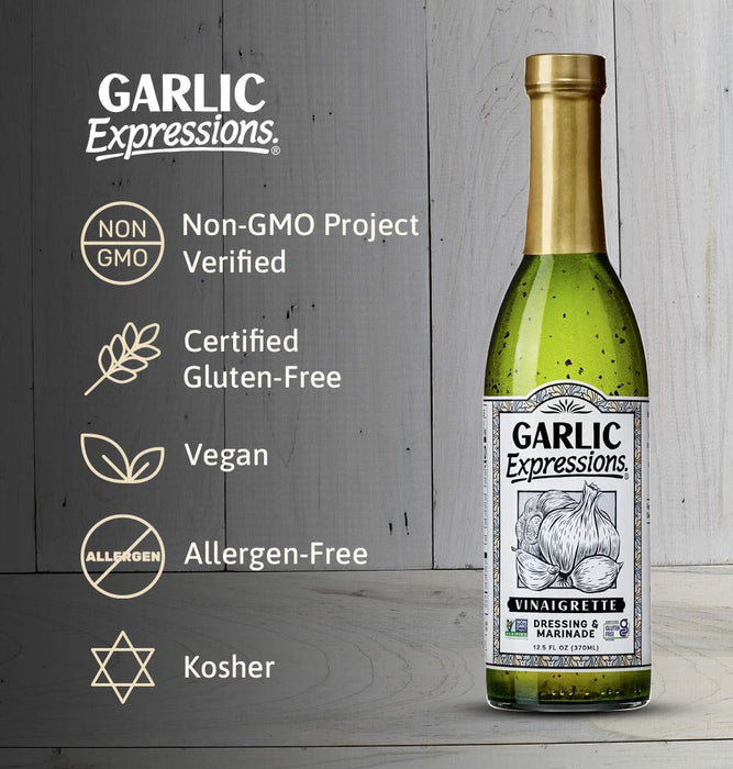 Garlic Expressions Vinaigrette Salad Dressing (12.5 Oz. - Pack of 12)