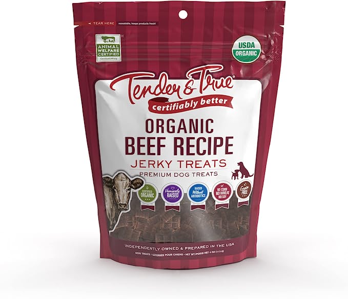 Tender & True Dog Treat Beef Recipe Jerky (40oz)