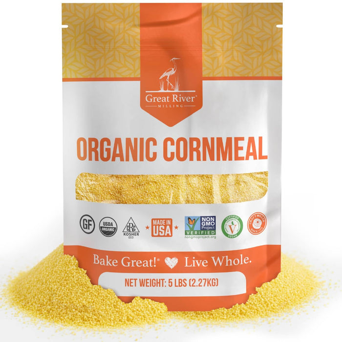 Organic Medium Grind Cornmeal