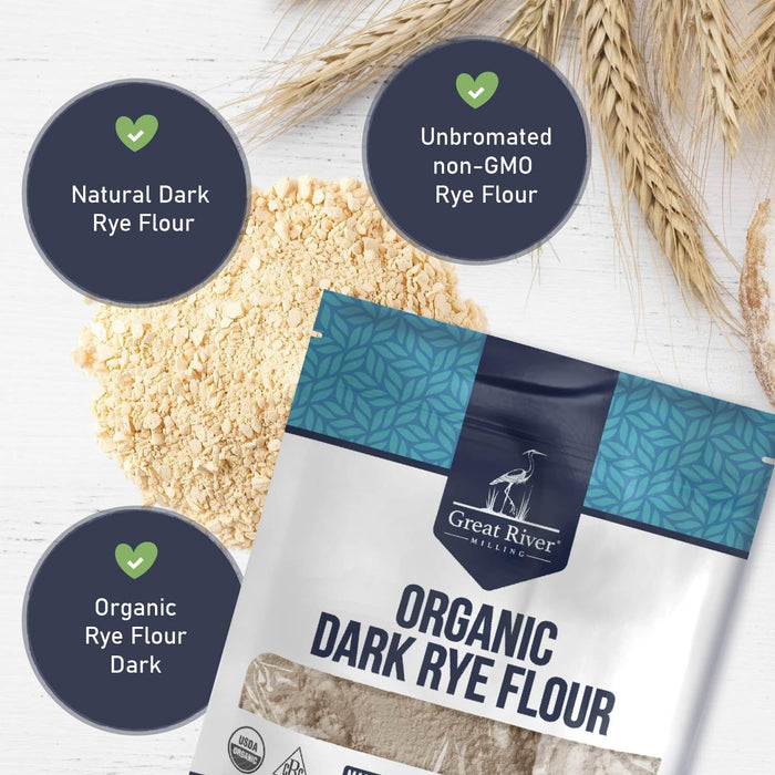 Organic Dark Rye Flour
