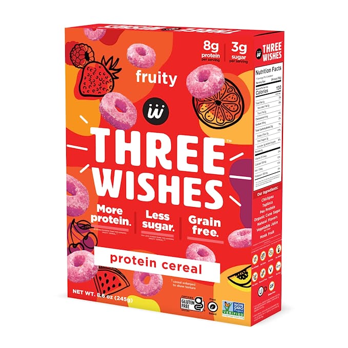 Three Wishes Fruity Gluten-Free Cereal (6-Pack, 8.6 Oz)