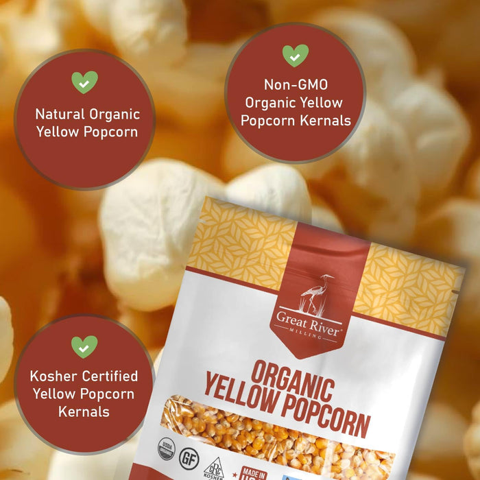 Organic Yellow Popcorn Kernels