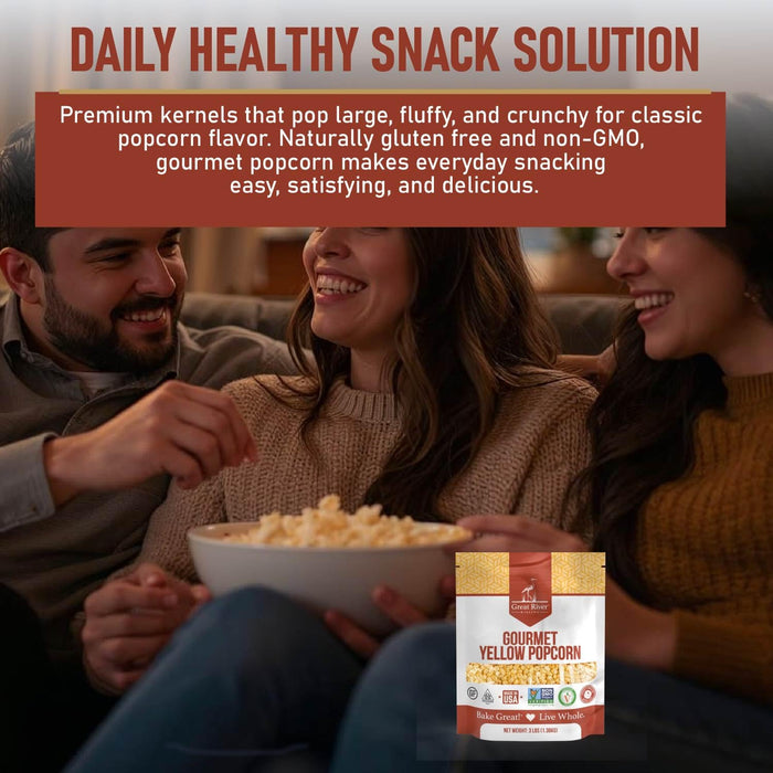 Gourmet Yellow Popcorn Kernels