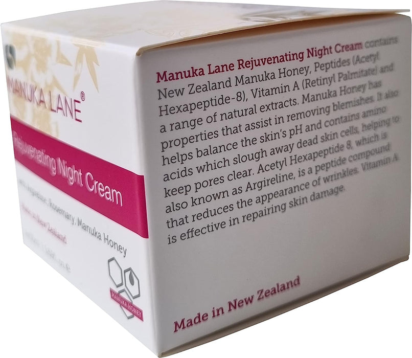 Manuka Lane Night Cream - Rejuvenating Cream - 1.69 Fl Oz