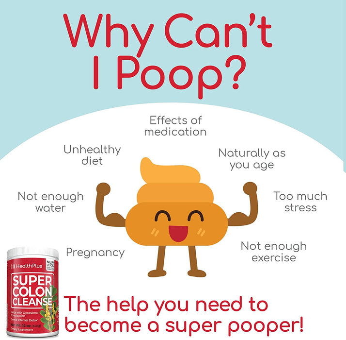 Health Plus Super Colon Cleanse Powder (12 Oz.)