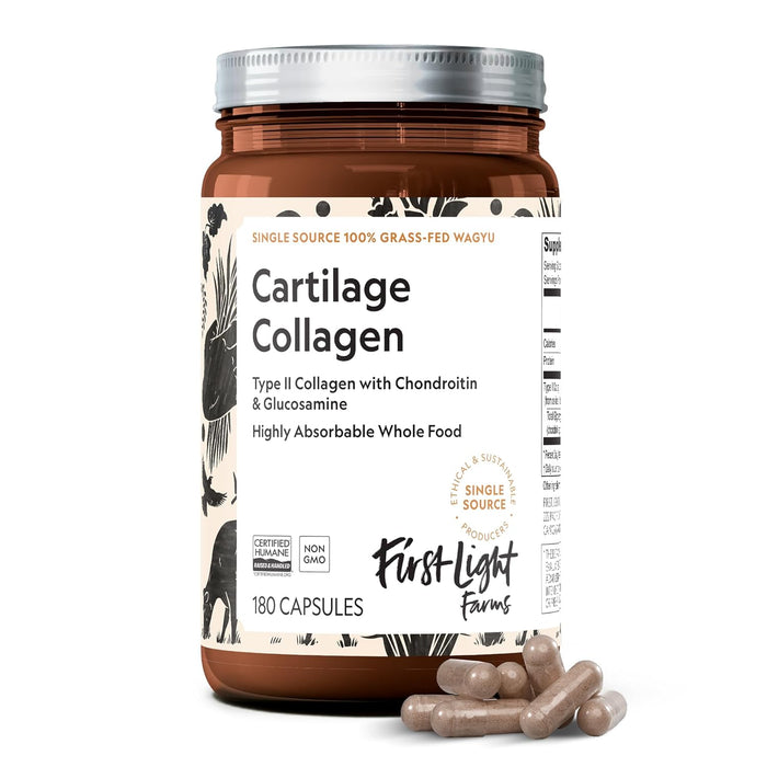 First Light Farms - Collagen Cartilage Supplement, 180 Tab - Joint Support New Zealand