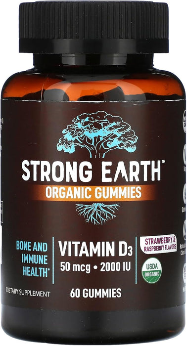 Yumv's Vitamin D3 Adult Gummies - Strawberry, 60 Count - Supports Bone & Immune Health