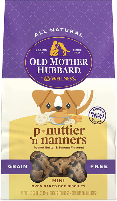 Old Mother Hubbard P-Nuttier Small Biscuit, 16 Oz (Case of 4)