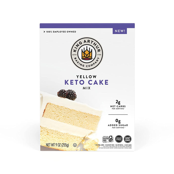 King Arthur Baking Company - Mix Yellow Cake Keto (Pack of 8-9 Oz)