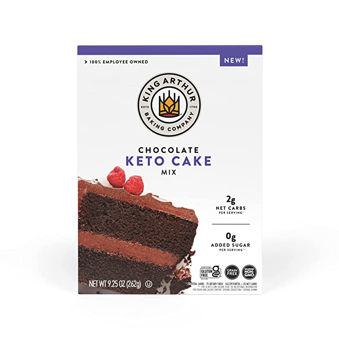 King Arthur Baking Company - Mix Chocolate Cake Keto (Pack of 8-9.25 Oz)