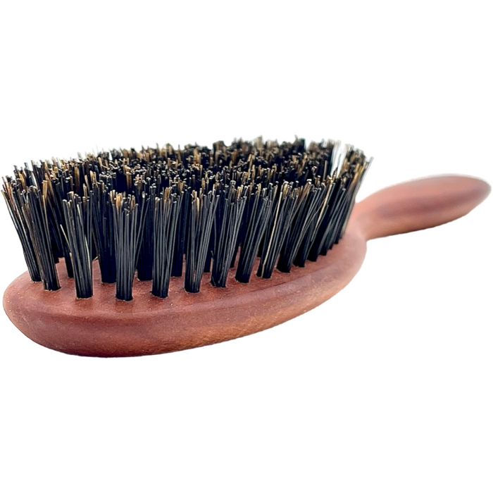 Dural Hair Brush 7 Rows Oiled Pear Wood Pure Wild Boar Bristles