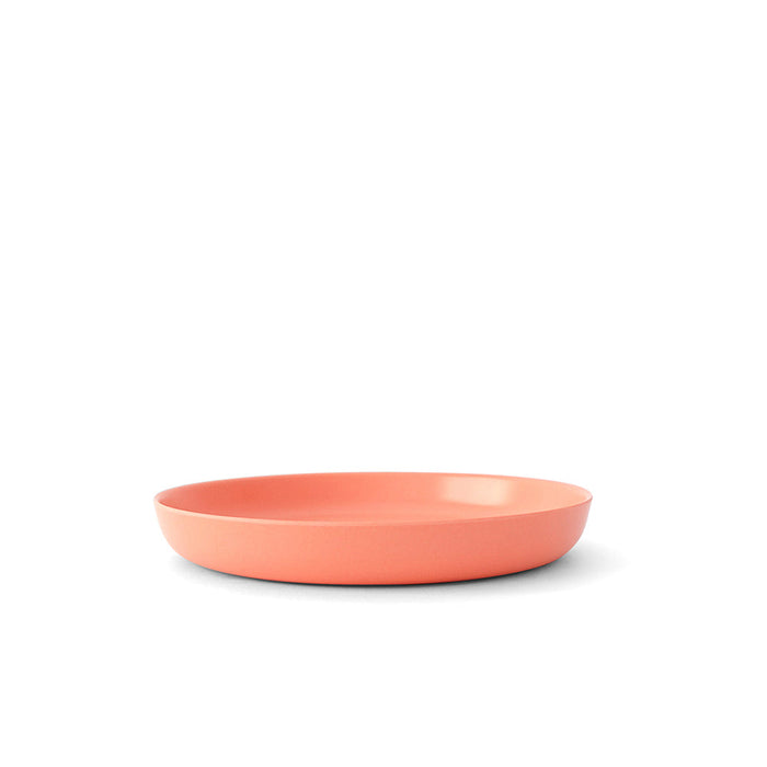 Bamboo Kids Plate - Set of 4 - Coral