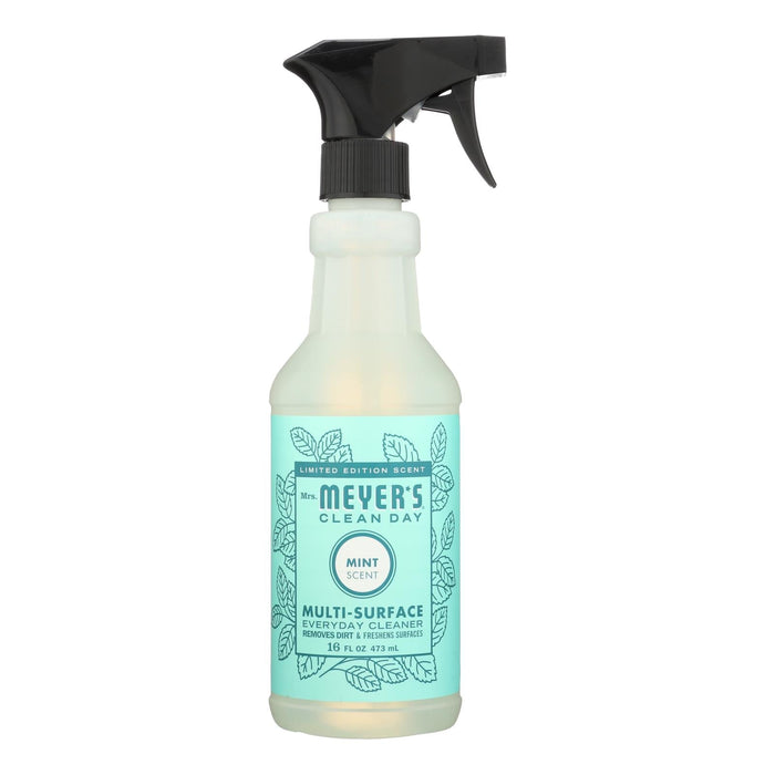 Mrs. Meyer's Clean Day Multi-Surface Cleaner, Mint Scent (Pack of 6 - 16 Fl Oz)