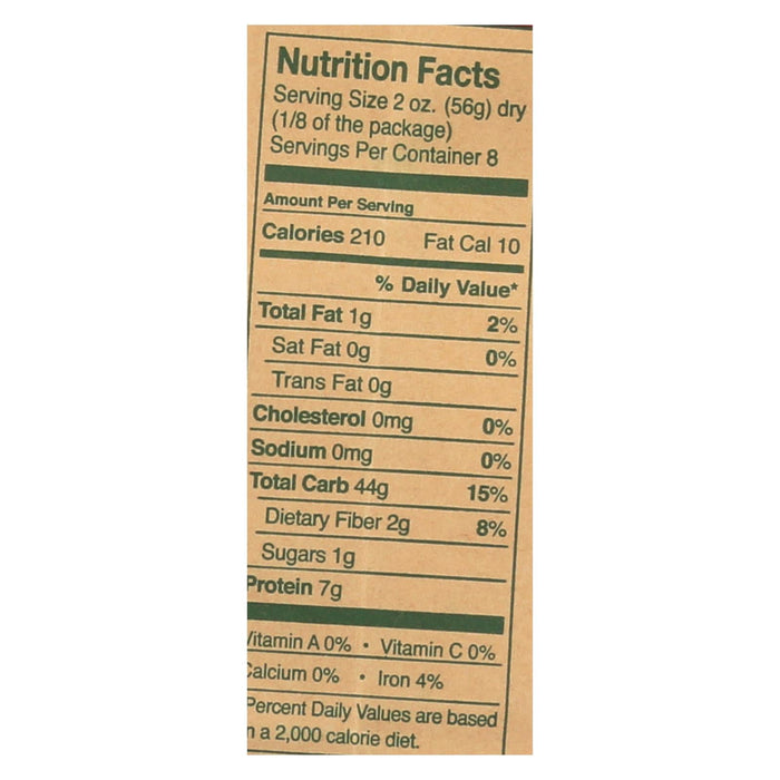 Montebello Organic Rigatoni Pasta, 1 lb (Pack of 12)