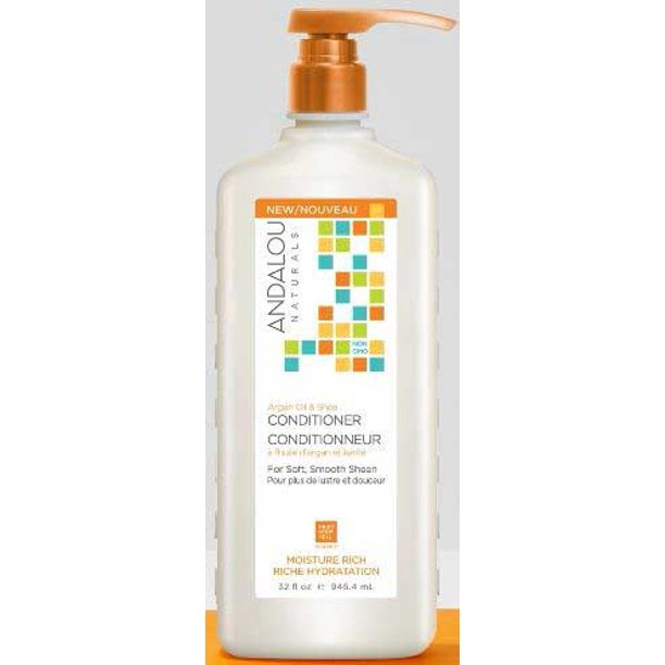 Andalou Naturals Argan Oil & Shea Moisturizing Conditioner Nourishment - 32 Fl Oz