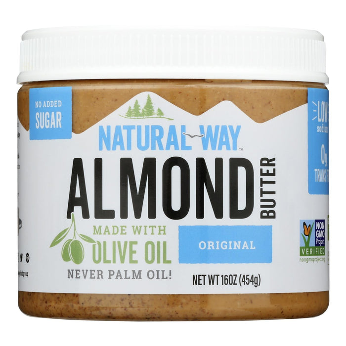 Jars  Natural Way Almond Butter Original (Pack of 6-16oz Jars)