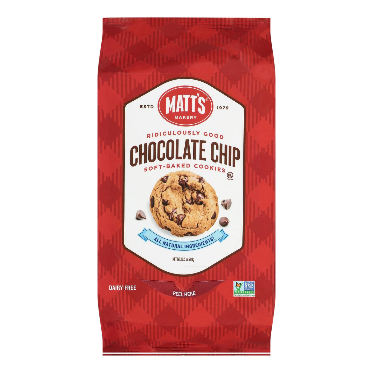 Matt's Cookies Chocolate Chip Cookies, 6-Count 10.5 oz Packs ...
