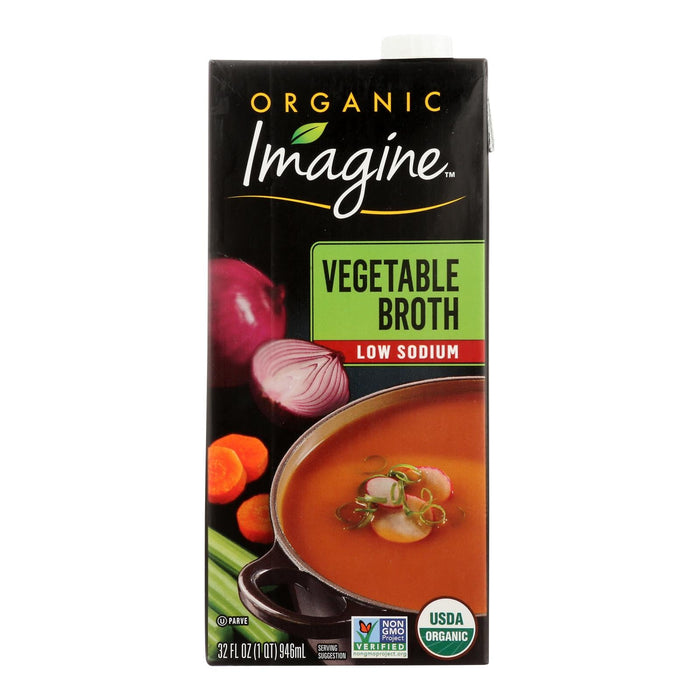 Imagine Foods Vegetable Broth (Pack of 6 - 32 Fl Oz)