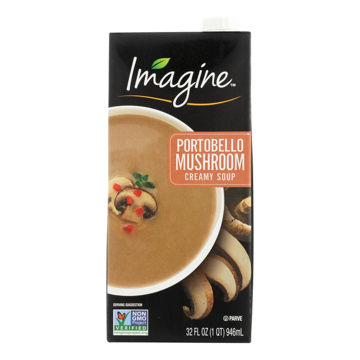 Imagine Foods Creamy Port Mushroom Soup, Six-Pack, 32 Fl. Oz.