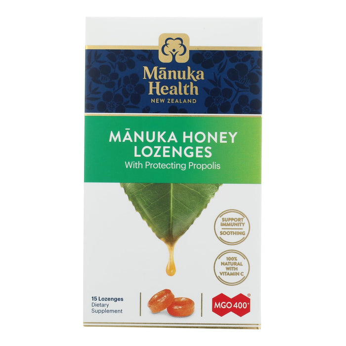 Manuka Health Manuka Honey Lozenges MGO 400+ With Propolis - Pack of 15