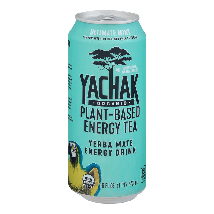 Yachak - Yerba Mate Ultim Mint, Temperature-Controlled Delivery, (Pack of 12 - 16 Oz.)