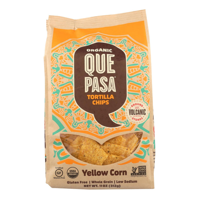 Que Pasa Yellow Tortilla Chips, 11-Ounce (Pack of 6)