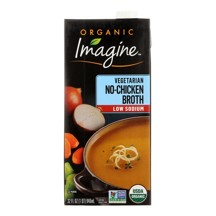 Imagine Organic No Chicken Broth (Pack of 6 - 32 Fl Oz)